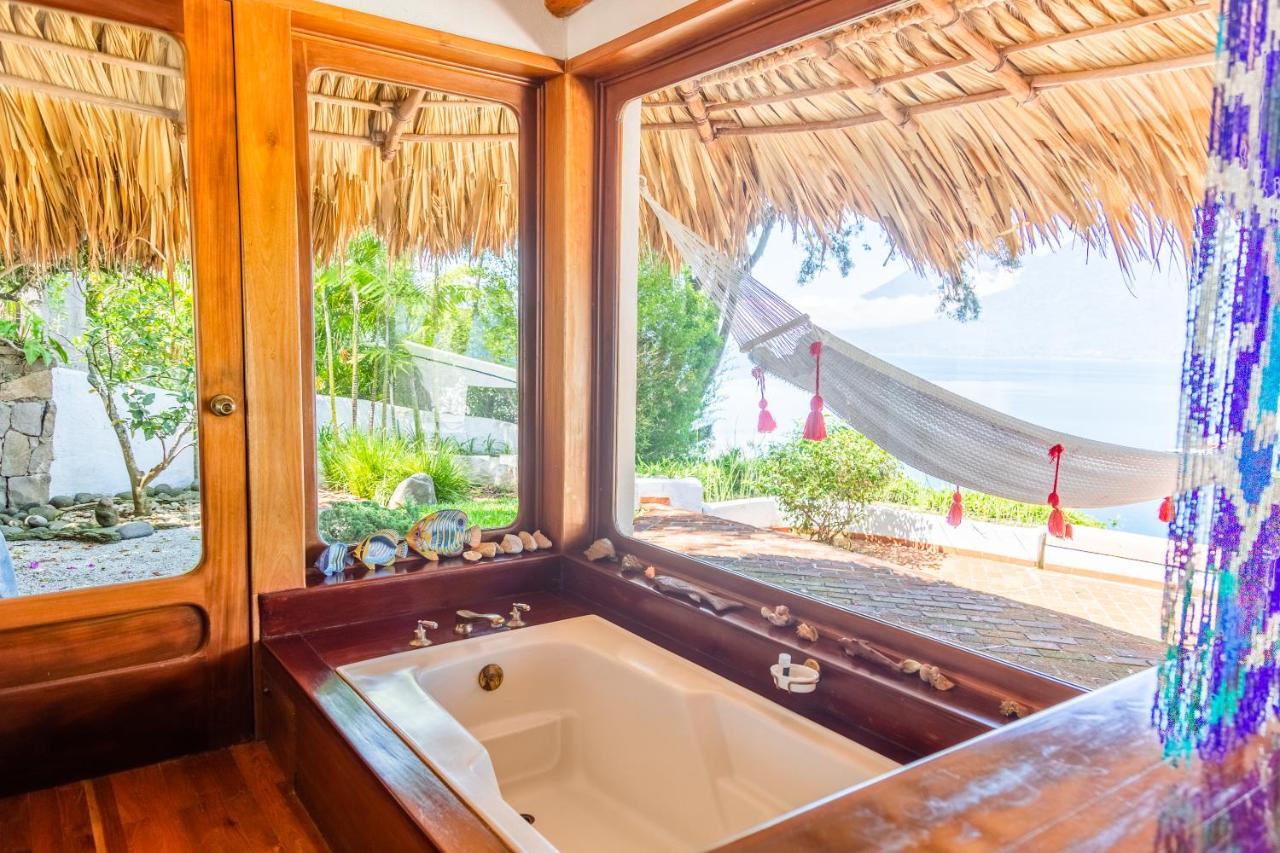 Tzampoc Resort Santa Catarina Palopo Bagian luar foto